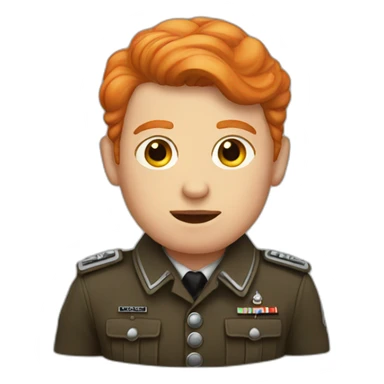 nazi ginger sticker