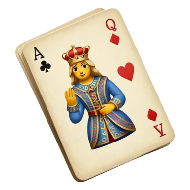 Shuffling a Deck of Cards sticker