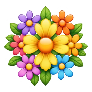 flower as puzzle sticker