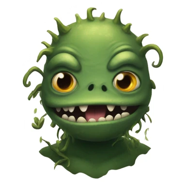 swamp monster in love sticker