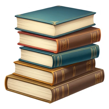 stack of many books sticker