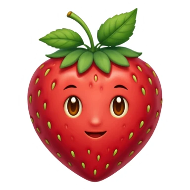 Una fresa pero dibujada sticker