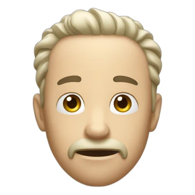 man guesturing no sticker