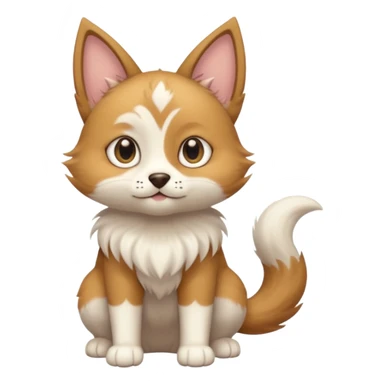 The dogcat is something between a cat and a dog. A very subtle distinction.  Full body sticker