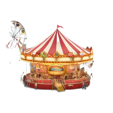 Carnival fair sticker