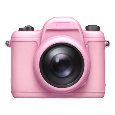  Baby pink camera with girly style sticker