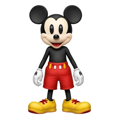 Evil mickey mouse sticker