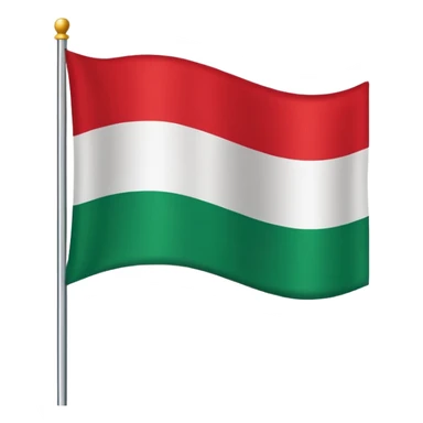 Italian flag with a rad spots sticker