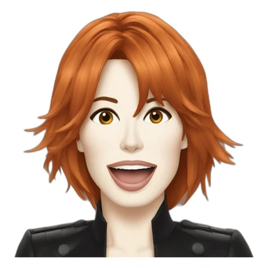 Mylène Farmer sing sticker
