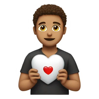 Big heart that says I love you Megan  sticker