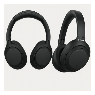 full-size Sony headphones sticker
