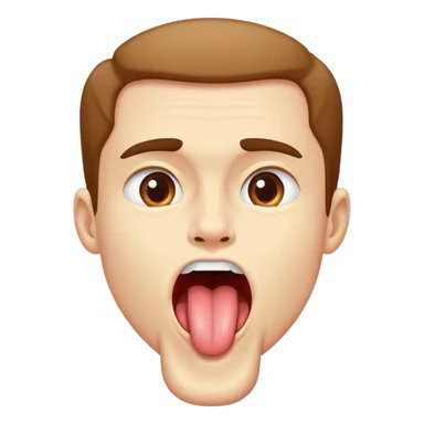 A person with proper tongue posture, jawline emphasized, mewing technique, face profile showing tongue pressed to roof of mouth sticker