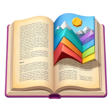 low poly JOB BOOK sticker