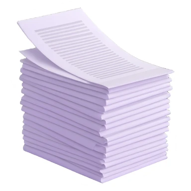 small stack of papers sticker