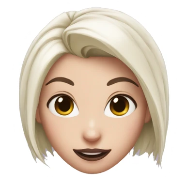 spider Gwen head emoji sticker