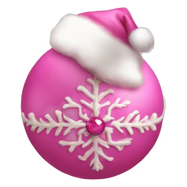 Pink Christmas things sticker