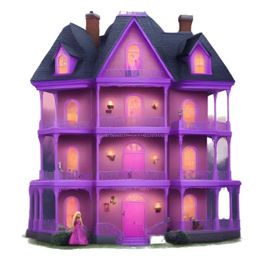 Barbie’s 6 story tall haunted dream house sticker
