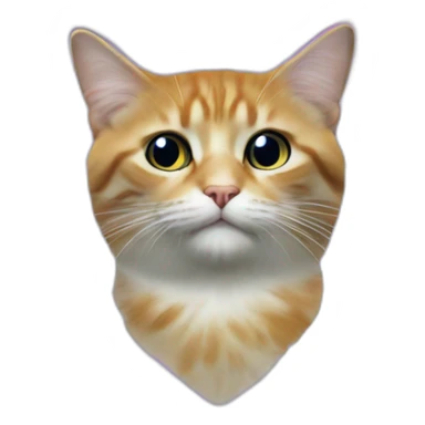 real large nebula in cosmic space with surprising cat sticker