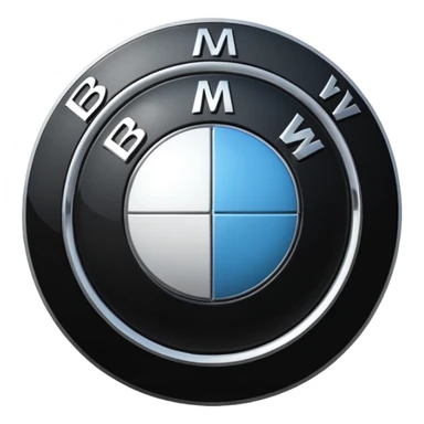 Bmw logo sticker