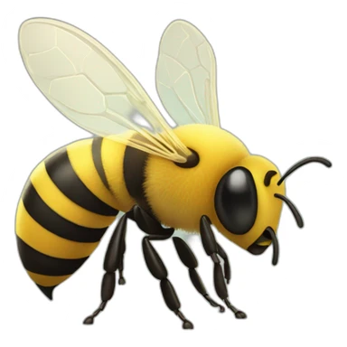 bee that's calling sticker