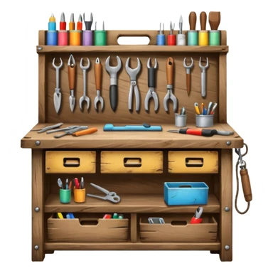 Crafting station sticker