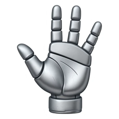 strong heavy metal hand ich liebe dich geste sticker