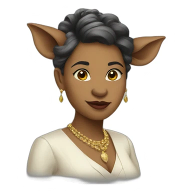 well dressed boar women sticker