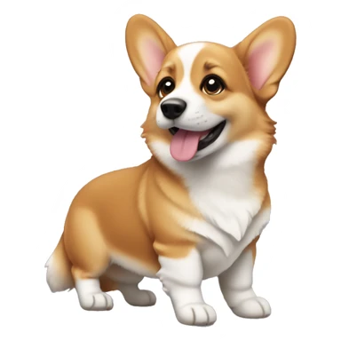 Corgi puppy sticker