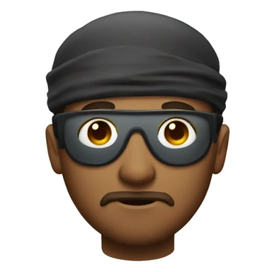 Manwearing eyepatch sticker