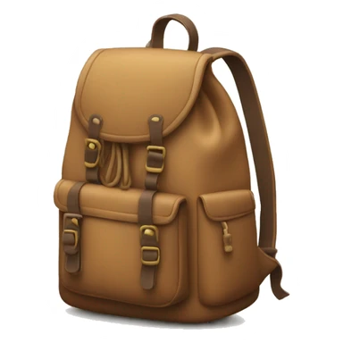 Backpack with a cord hanging out sticker