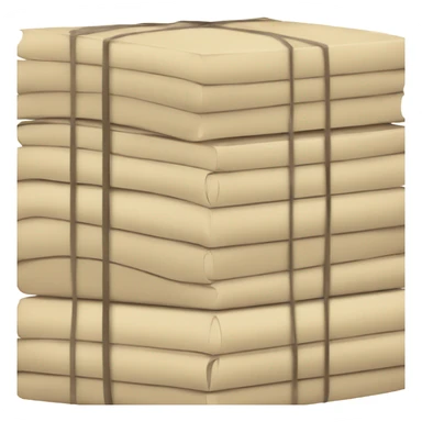 Beige book stack sticker