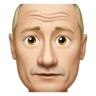 Putin nez rouge sticker