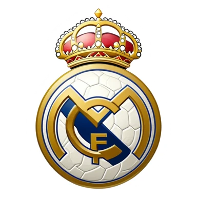 Real Madrid football club logo sticker