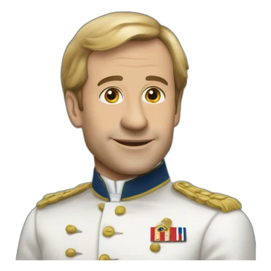 Lièvre sur macron sticker