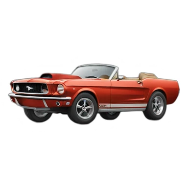 Hot Ford mustang  sticker