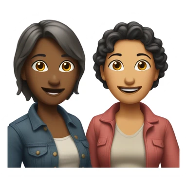 Linda and Andi sticker