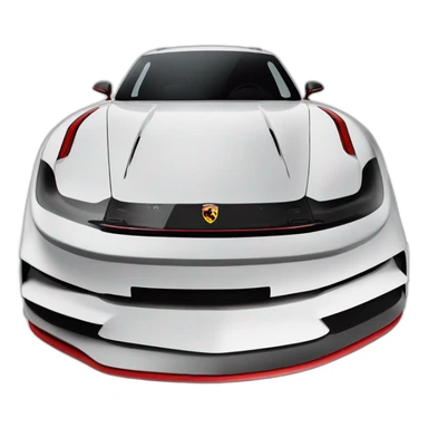 Porsche taycan turbo s sport turismo red profil sticker