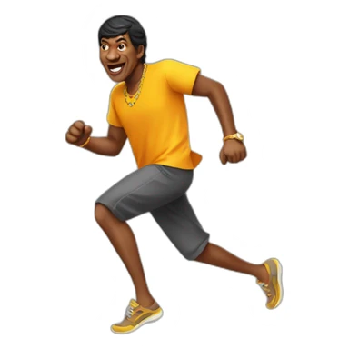 vadivelu running sticker