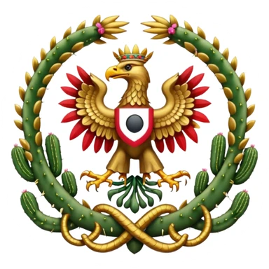 mexico coat of arms sticker
