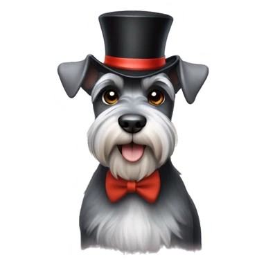 Schnauzer magician  sticker