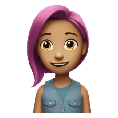Riley from inside out 2 movie sticker