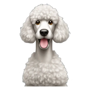 Standard Poodle sticker