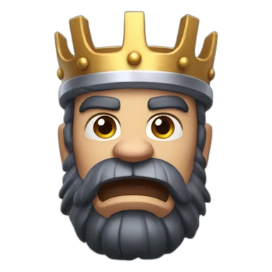 King from clash royale sticker