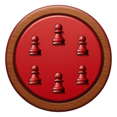 Xiangqi chinese chess circle piece, generals piece sticker