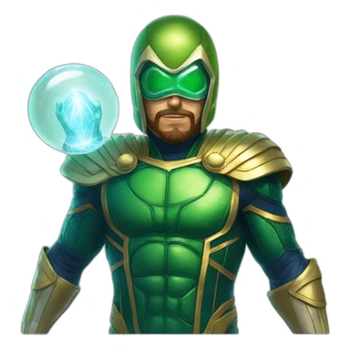 Electric bubble glass mysterio sticker