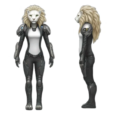 Cyberpunk Merlion full body sticker