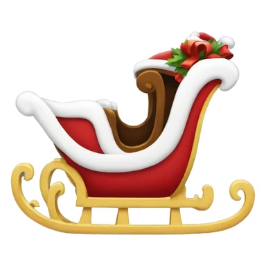 sleigh sticker