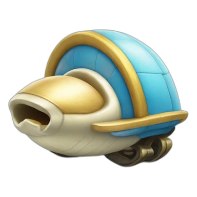 mario kart blue shell sticker