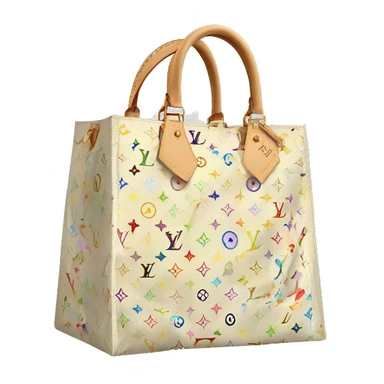 Louis Vuitton shopping bag, the letters on the bag are ST sticker