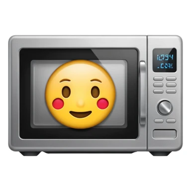 Make a microwave emoji sticker